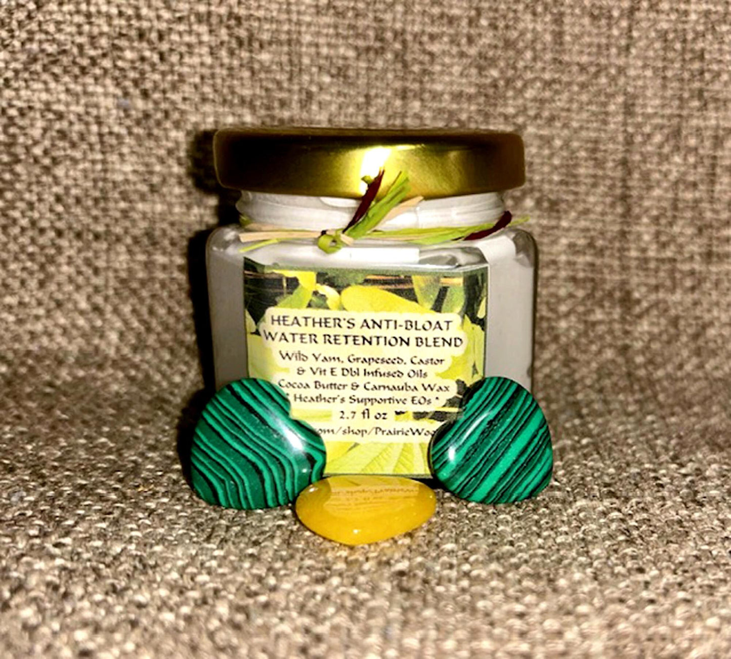 Fluid Retention Hormone Support Cream GET BALANCED Get Relief 4.75 fl oz Wild Yam Double Infused Heather's Essential Oils Blend Women