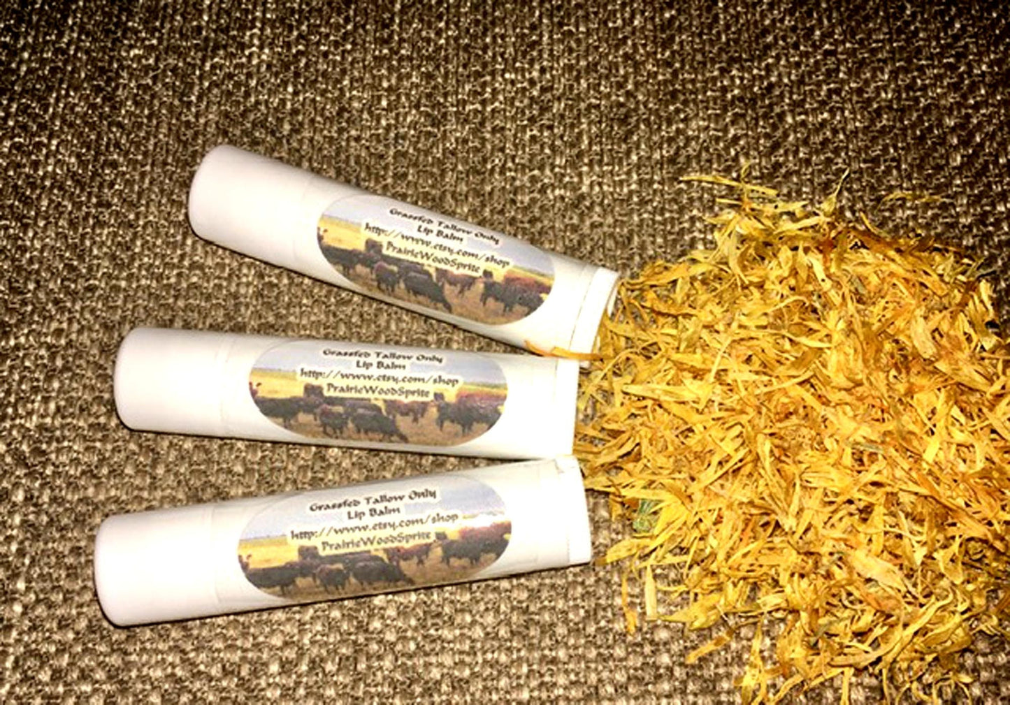 Grass-fed Tallow Only Lip Balm Creamy Long Lasting Paleo Unisex Men Women Teen Child Soothe Smooth Heal Chapped Lips Made to Order