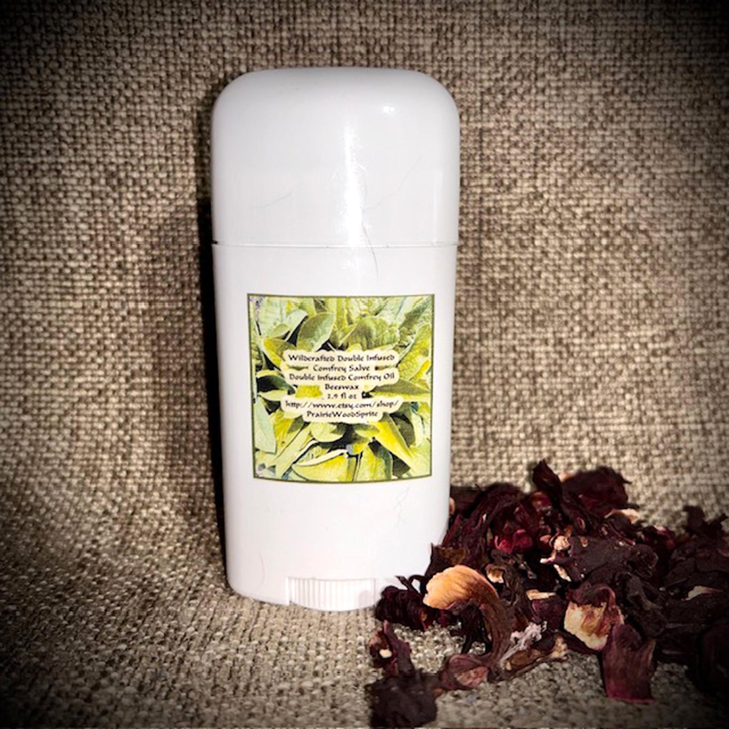 PURE Comfrey Salve Comfort Stick - VEGAN -ORGANIC Boneknit -Boneknitter -Allantoin Blossoms Leaves Stalks Roots - Quadruple Infused Knitbone