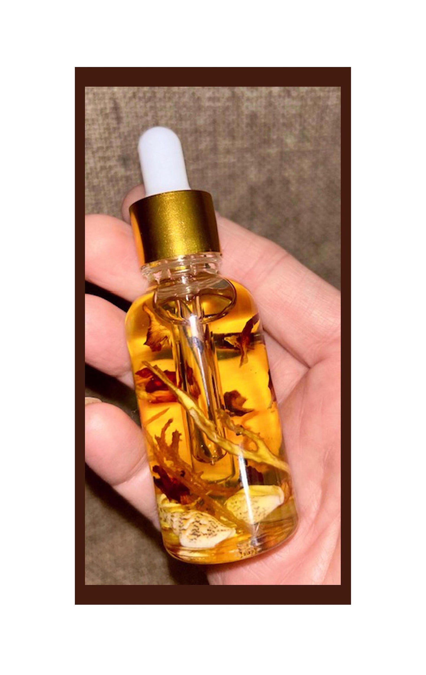 Sea Moss Facial Serum 1.3 oz Rosehip Evening Primrose Carrot Vit E Sensitive Mature Damaged Problem Dry Skin Repair Reverse Rejuvenate