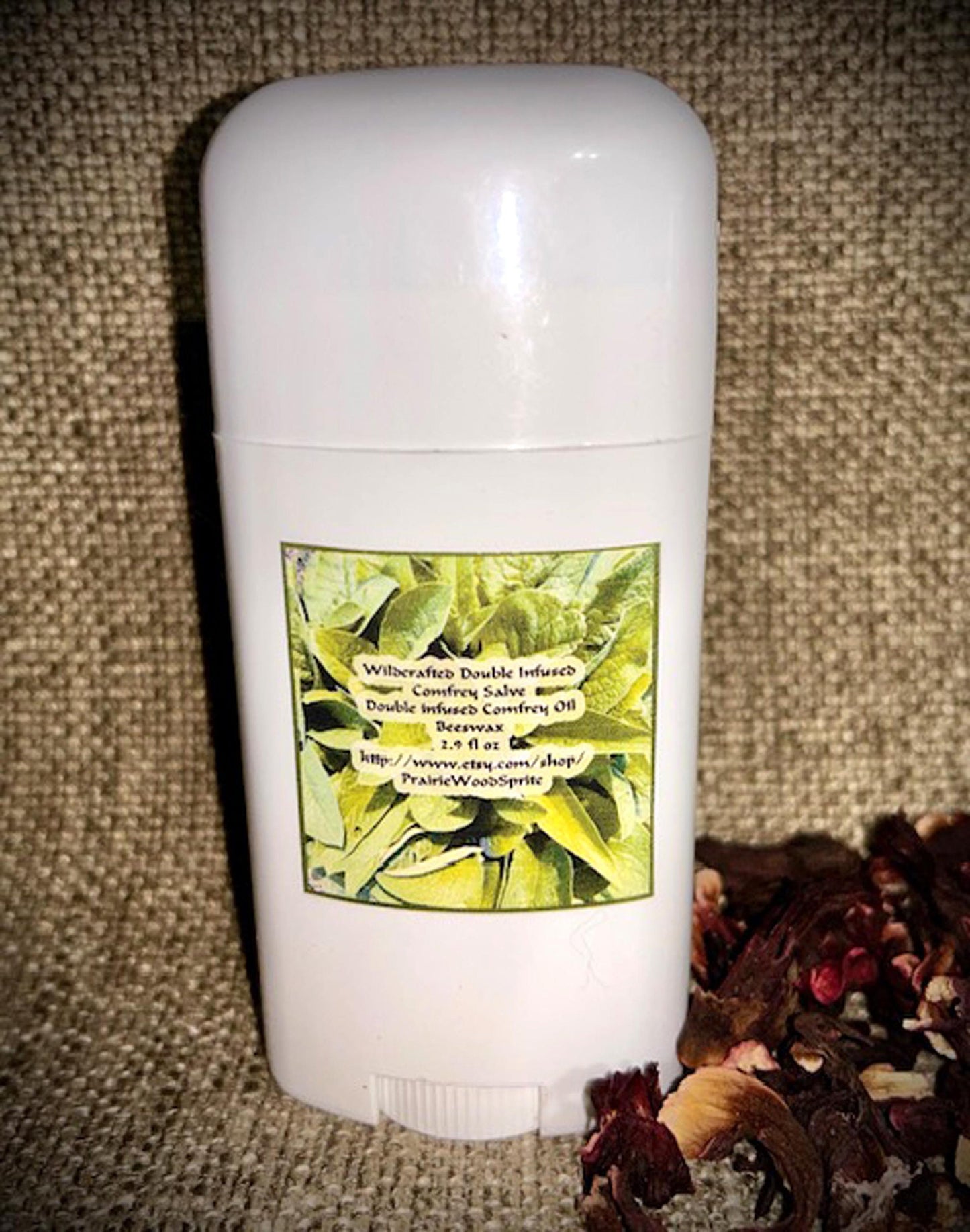 Comfrey Salve Comfort Stick - Vegan - ORGANIC Boneknit -Boneknitter - Allantoin -Entire Plant -Double Infused Knitbone