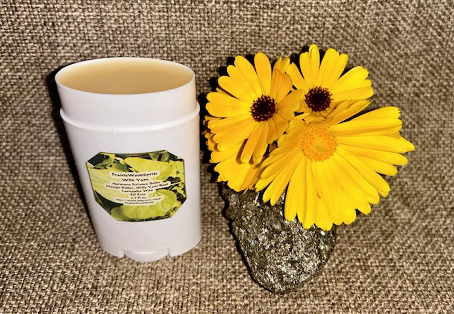 Wild Yam & Chaste-berry Balm GET BALANCED II 2.9 fl oz Stick Women Men Hormone Balance Cream Balancing Remedy Pure Organic Made FreshtoOrder